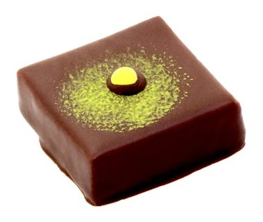 Fresh Mint and Lemon Bonbon made by Chocolate Maya using Conexion Chocolate Los Rios 70% couverture