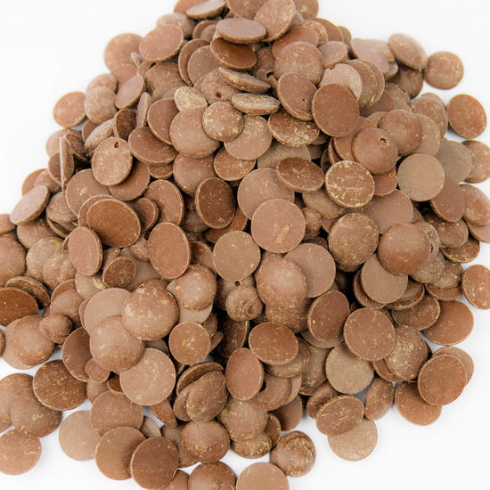 CONEXIÓN Bullaranga 58% Vegan Dark Milk Couverture Chocolate Discs | Bulk Coating Bag | Vegan