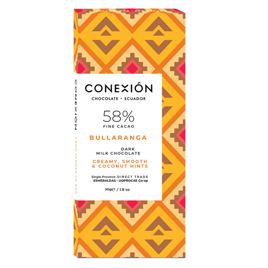 Bullaranga 58% Bar: Coconut Milk Vegan Dark Chocolate