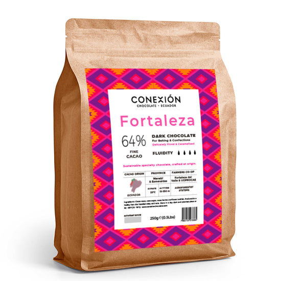 Fortaleza 64%: Dark Chocolate Couverture