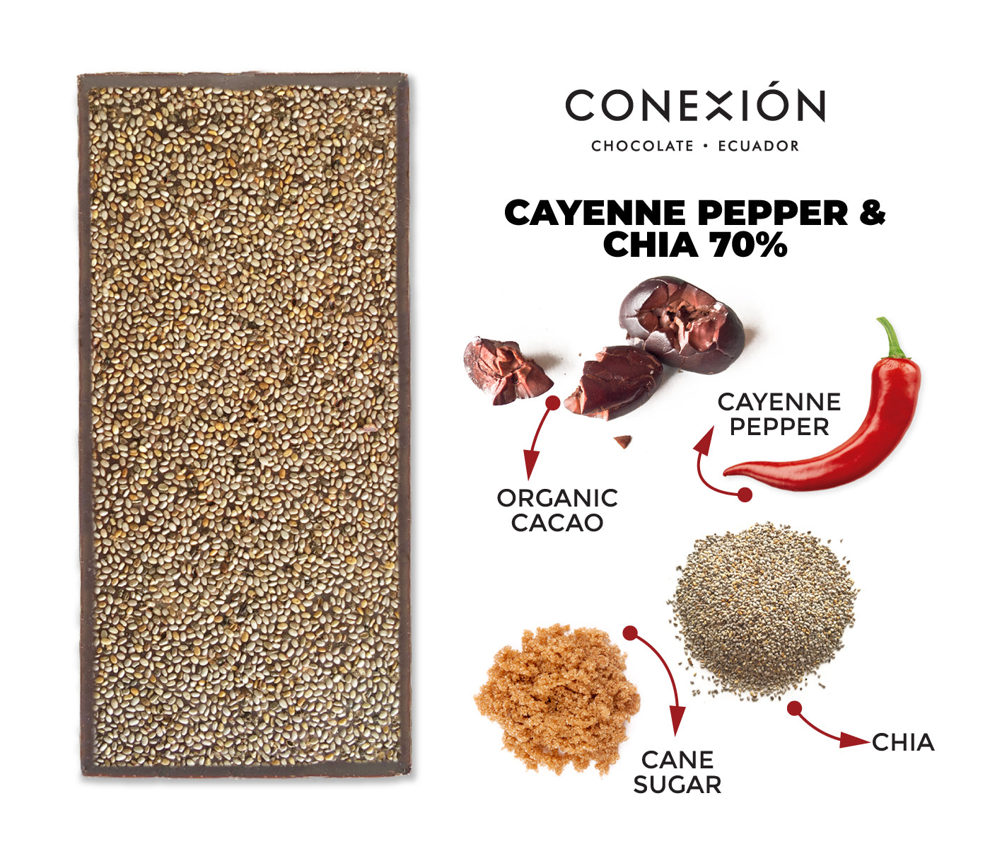 Conexión Discovery Pack 10 Pack Dark Chocolates Variety Flavors | Gift Box, 1.1 Pounds