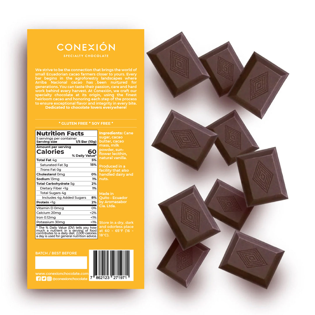 Abundancia 40% Bar: Caramelized Milk Chocolate