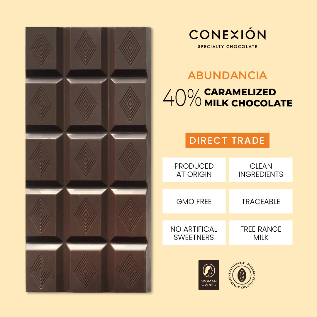 Abundancia 40% Bar: Caramelized Milk Chocolate
