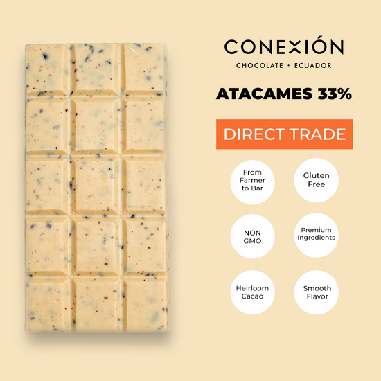 CONEXIÓN Atacames 33% White Chocolate Cacao Bar | Gluten Free