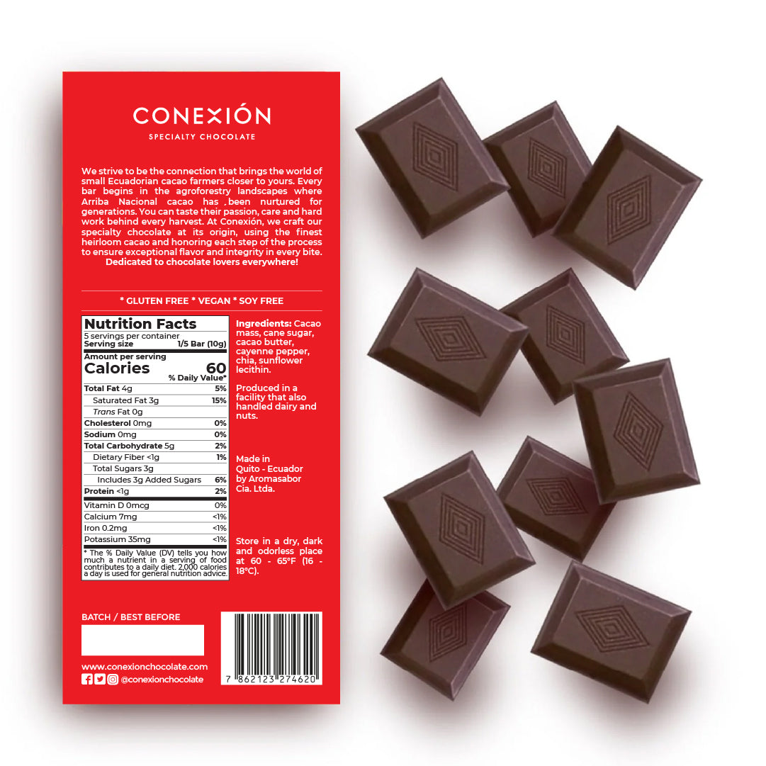 Cayenne Pepper & Chia 70%