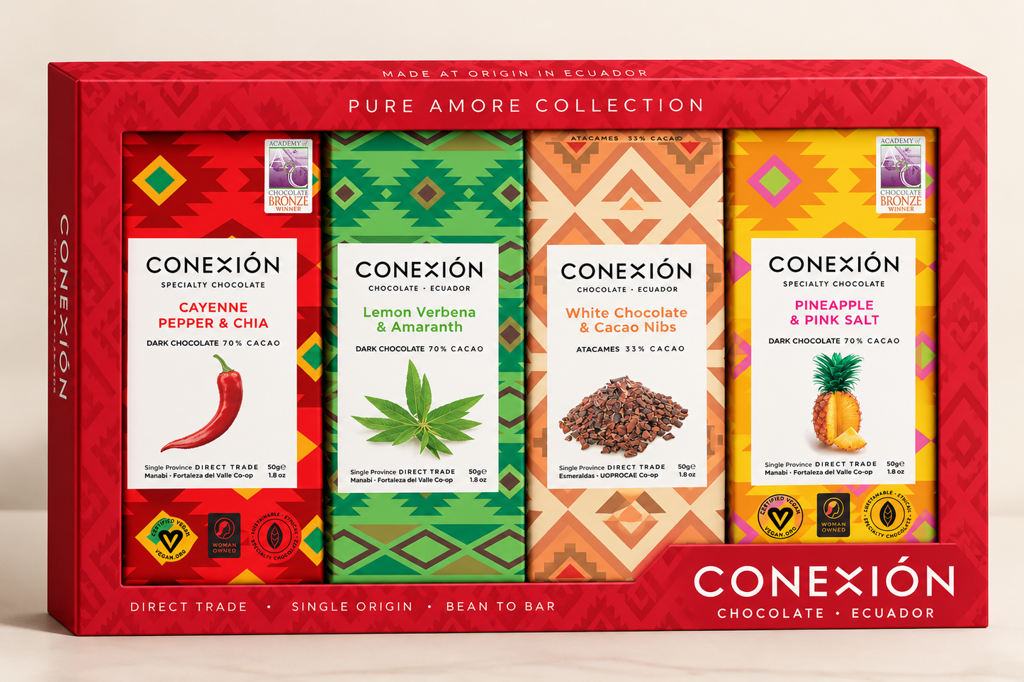 Discover Your Flavor - Collection 4 bars  | Gift Box, 7.4 Oz