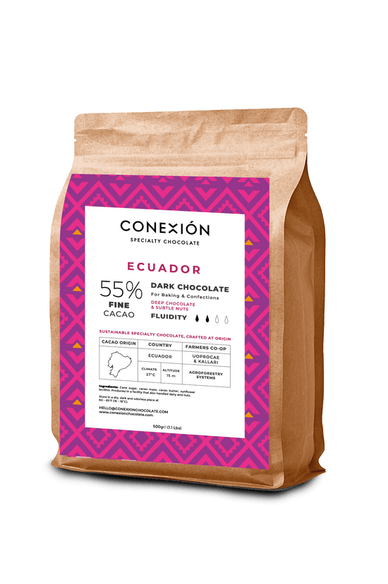 Ecuador 55%: Dark Chocolate Couverture