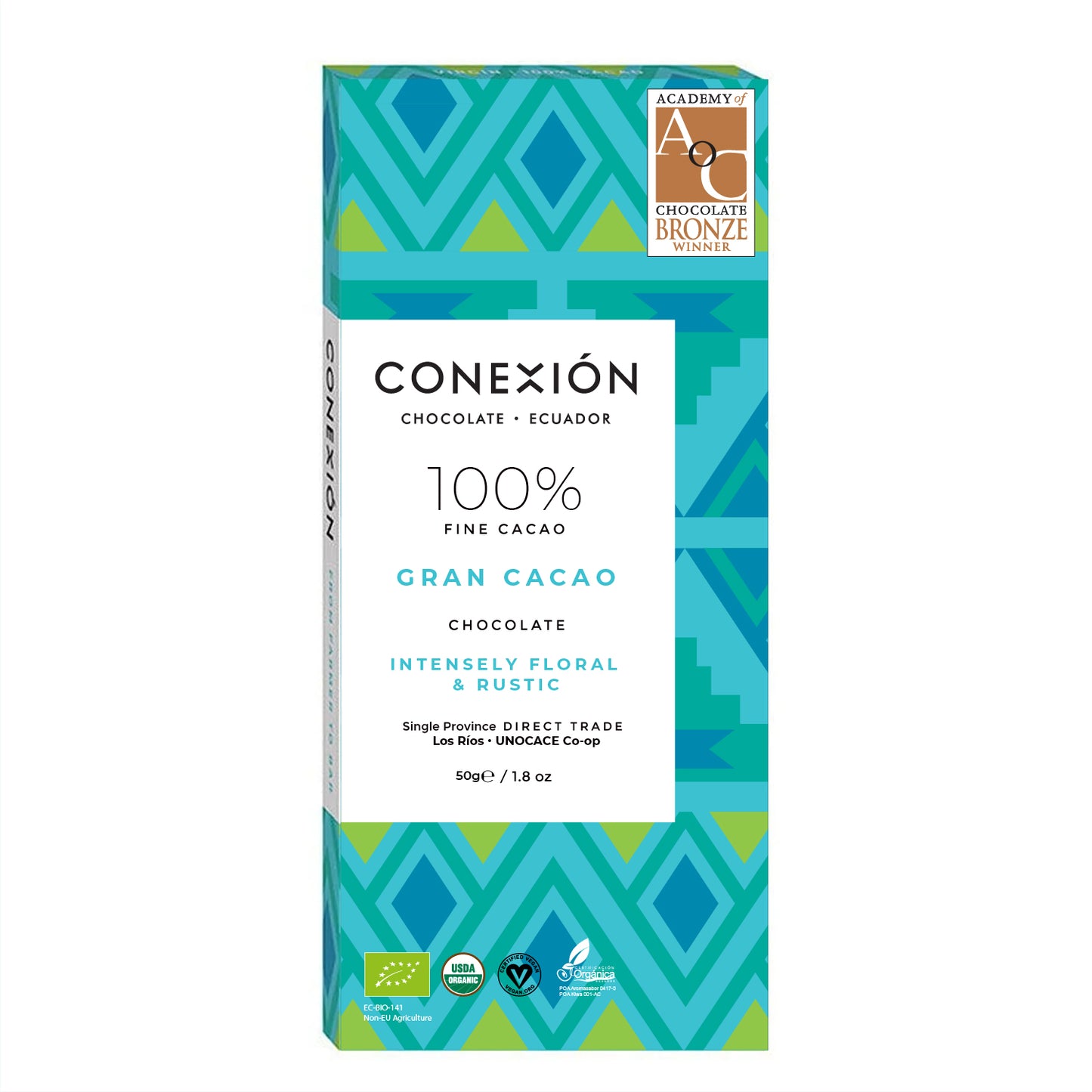 *Heirloom Raw 100% Bar: Dark Chocolate