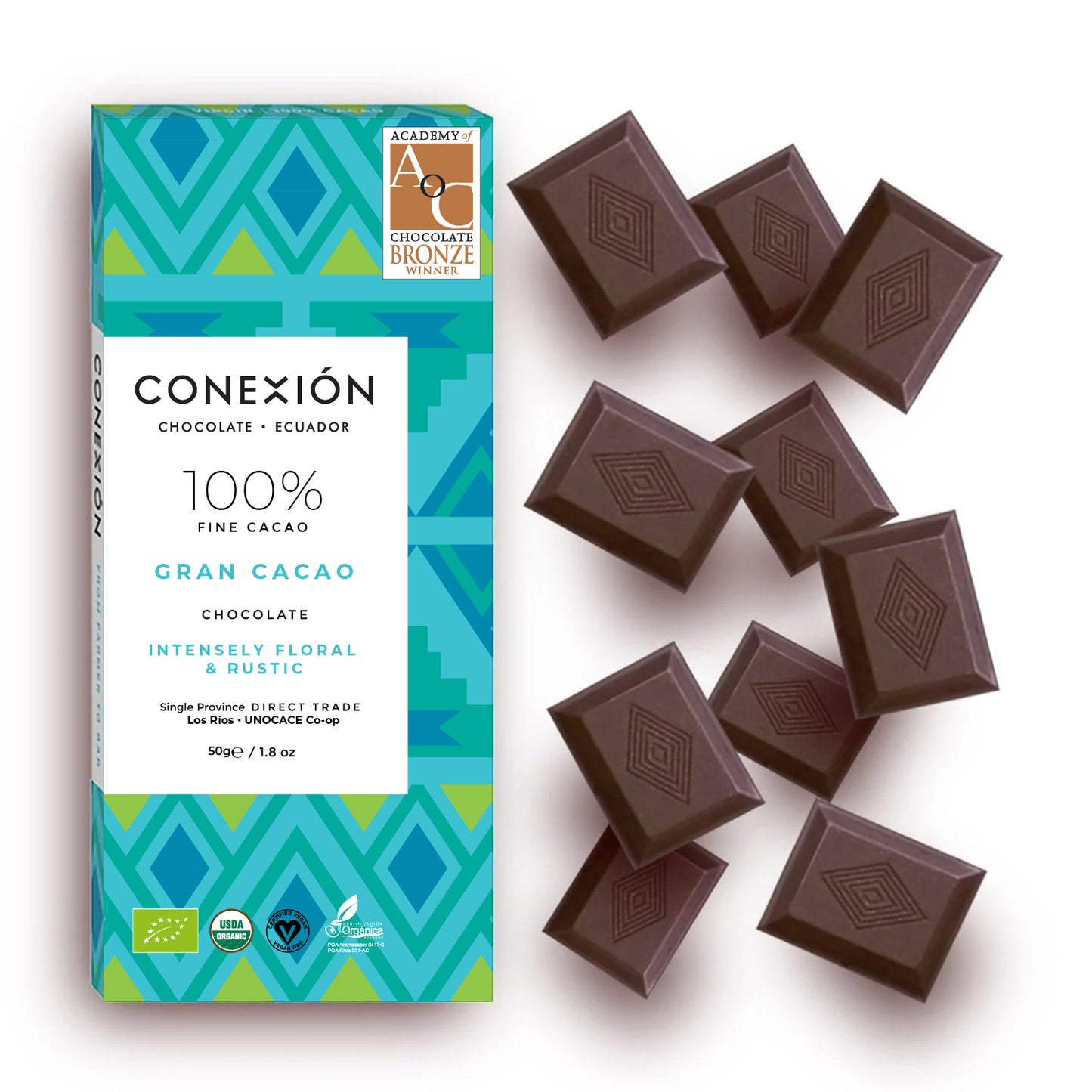 *Heirloom Raw 100% Bar: Dark Chocolate