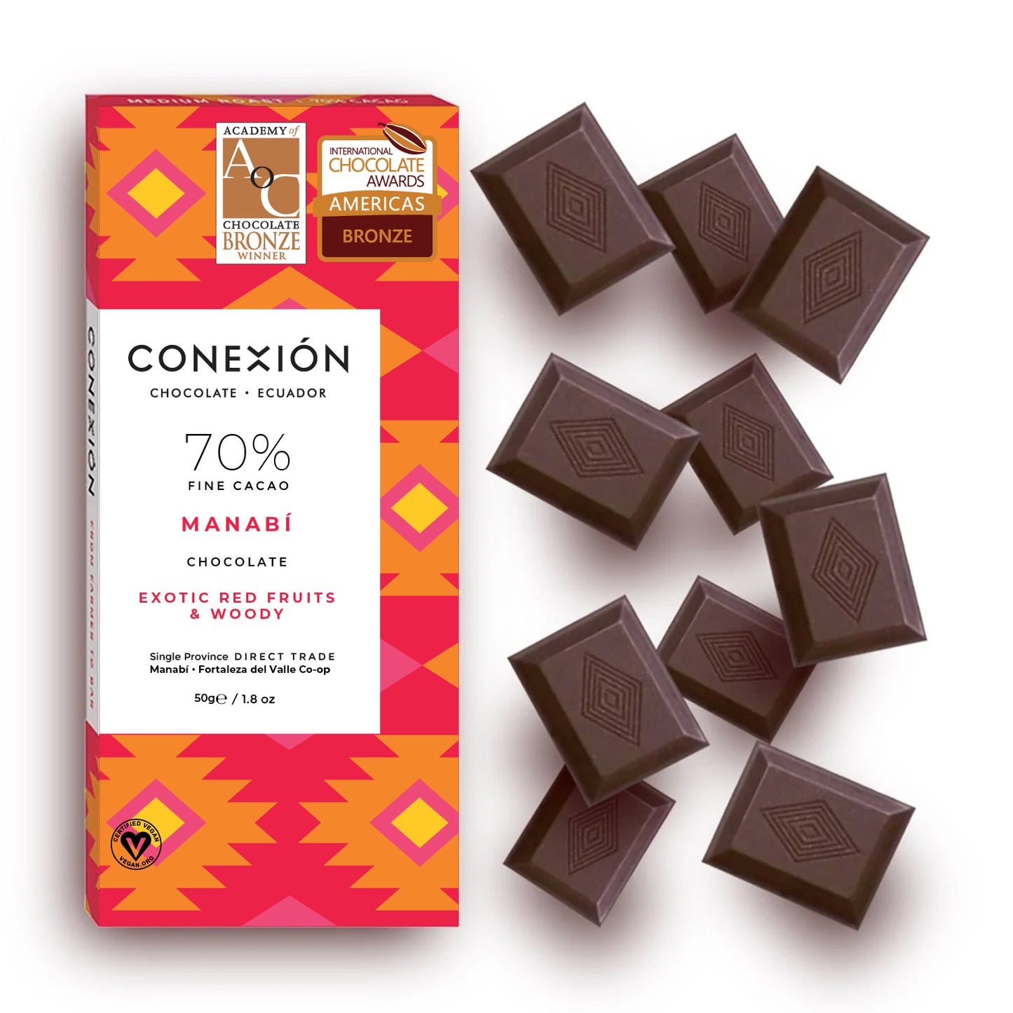 Manabí 70% Bar: Dark Chocolate
