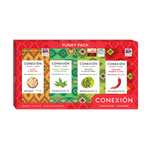 Conexión Funky Pack 4 Pack Variety Flavors | Gift Box, 7.4 OZ