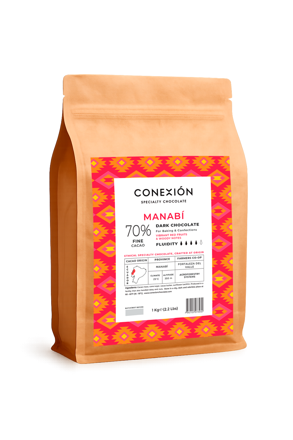 Manabi 70%: Dark Chocolate Couverture