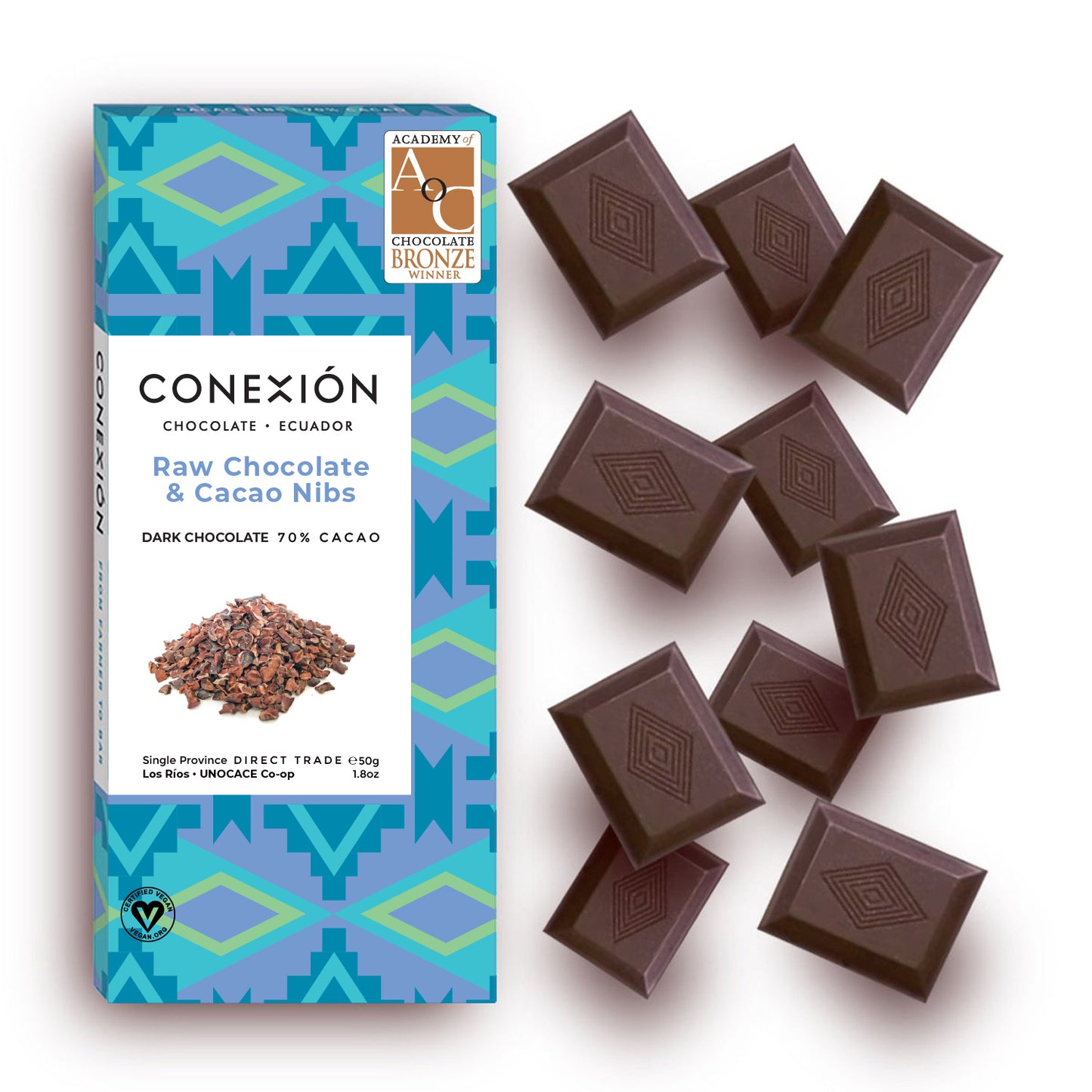 *Heirloom Raw Cacao Nibs 70%
