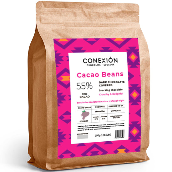 CONEXIÓN Covered Snack Cacao Beans | Bulk Bag | Vegan, Gluten Free