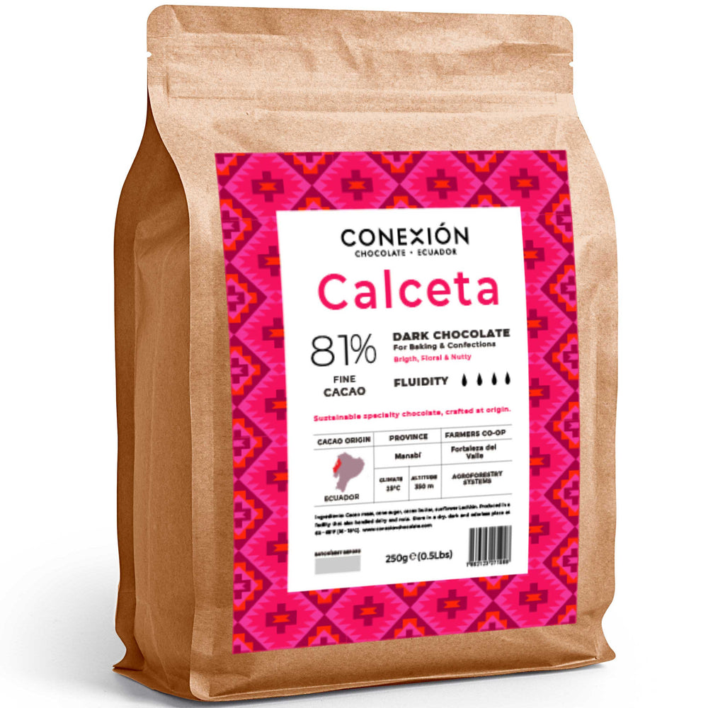 Conexión Calceta 81% Couverture | Bulk Coating Bag | Vegan, Gluten Free