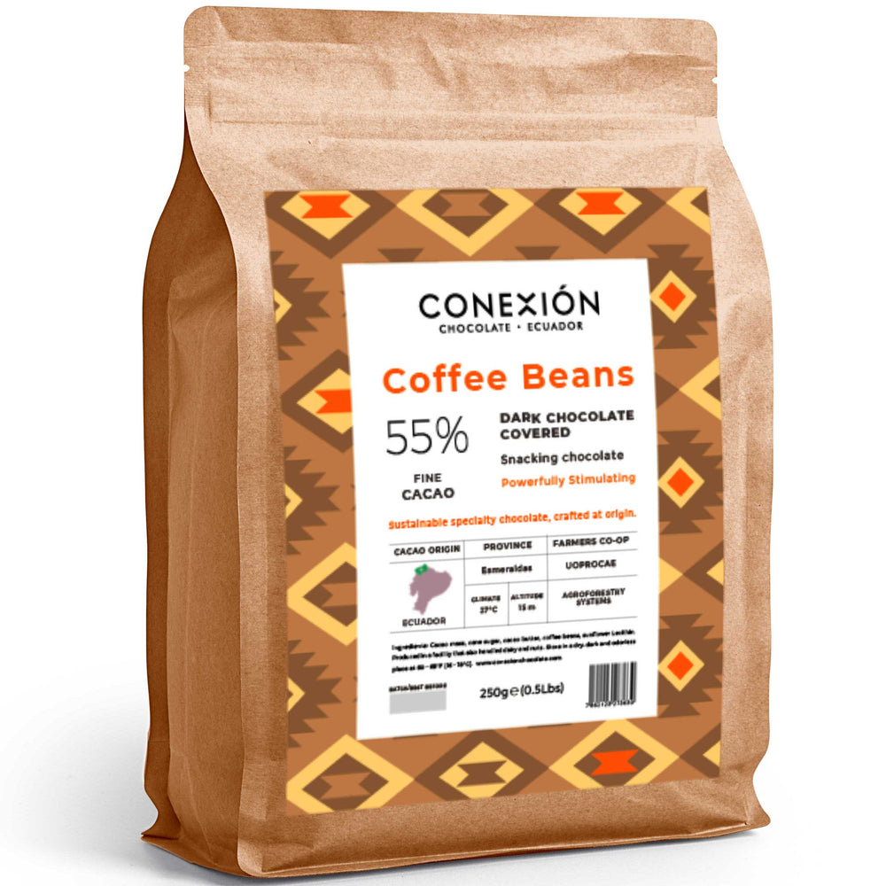 
            
                Load image into Gallery viewer, CONEXIÓN Covered Snack Coffee Beans | Bulk Bag | Vegan, Gluten Free
            
        