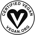 Certified Vegan certification logo from Vegan.org