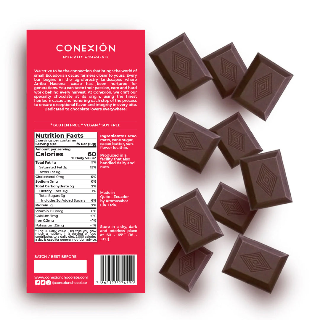 Manabí 70% Bar: Dark Chocolate