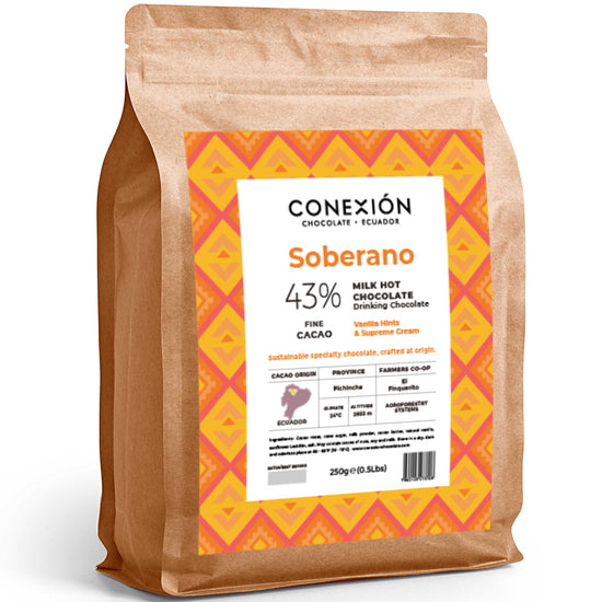 CONEXIÓN Soberano 43% | Milk Drinking Chocolate | Bulk Bag