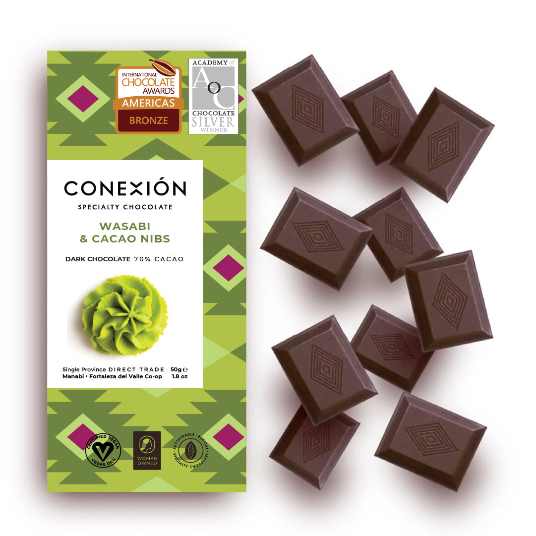 Wasabi & Cacao Nibs 70%  *Limited Edition