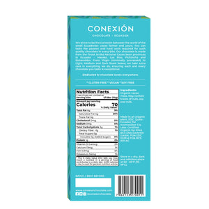 Conexión Virgin Pure 100% Dark Chocolate Cacao Bar | Keto Friendly, Kosher, Organic conexion-chocolates