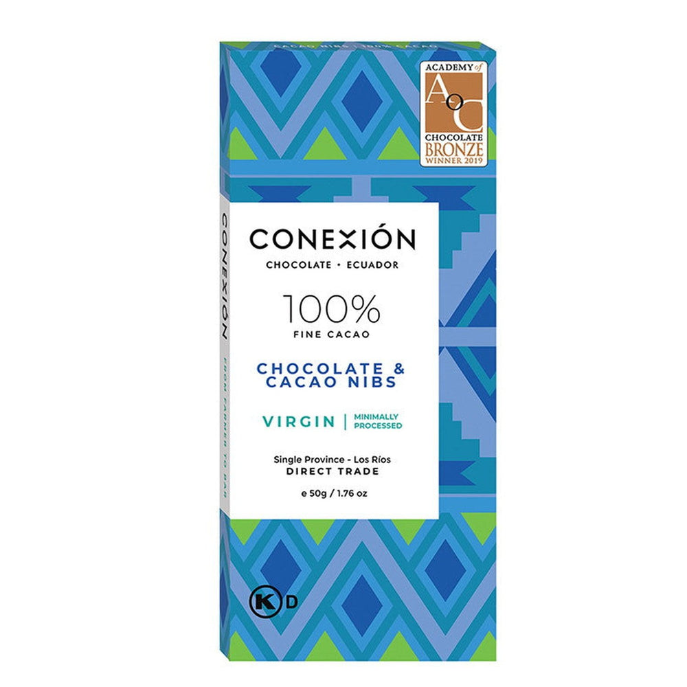 Virgin with Cacao Nibs 100% conexion-chocolates