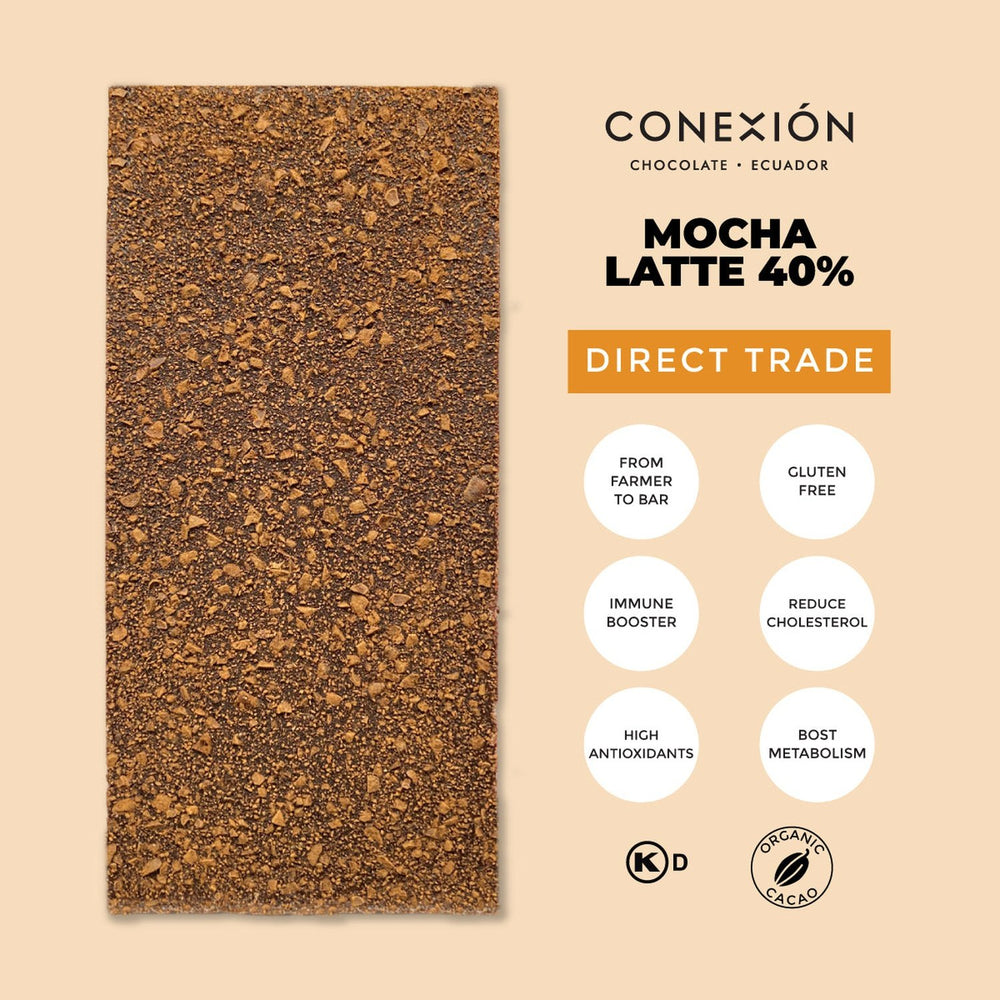 
            
                Load image into Gallery viewer, Mocha Latte 40% conexion-chocolates
            
        