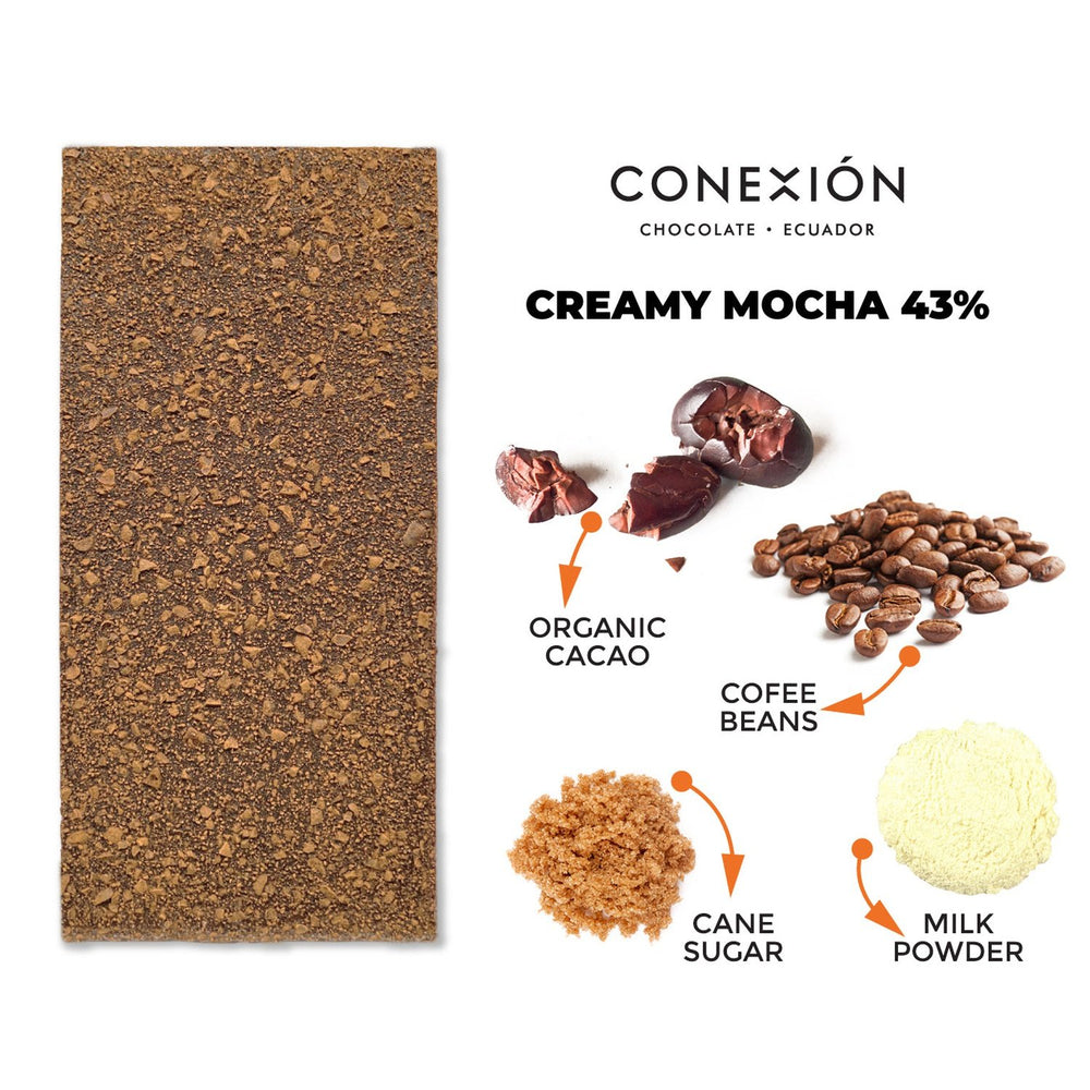 
            
                Load image into Gallery viewer, Creamy Mocha 43% conexion-chocolates
            
        