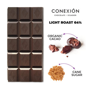 Light Roast 64% conexion-chocolates