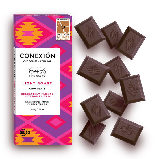 Light Roast 64% conexion-chocolates