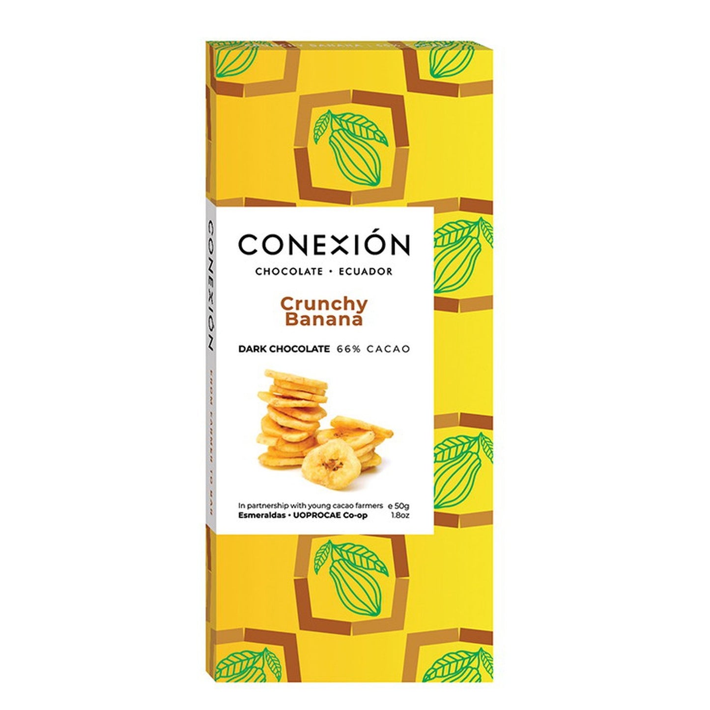 Crunchy Banana 66% conexion-chocolates