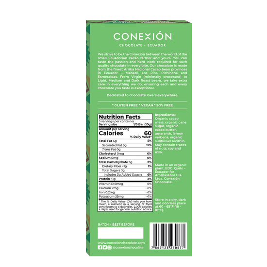 Lemon Verbena & Amaranth 70% conexion-chocolates