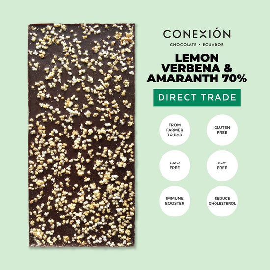 Lemon Verbena & Amaranth 70% conexion-chocolates