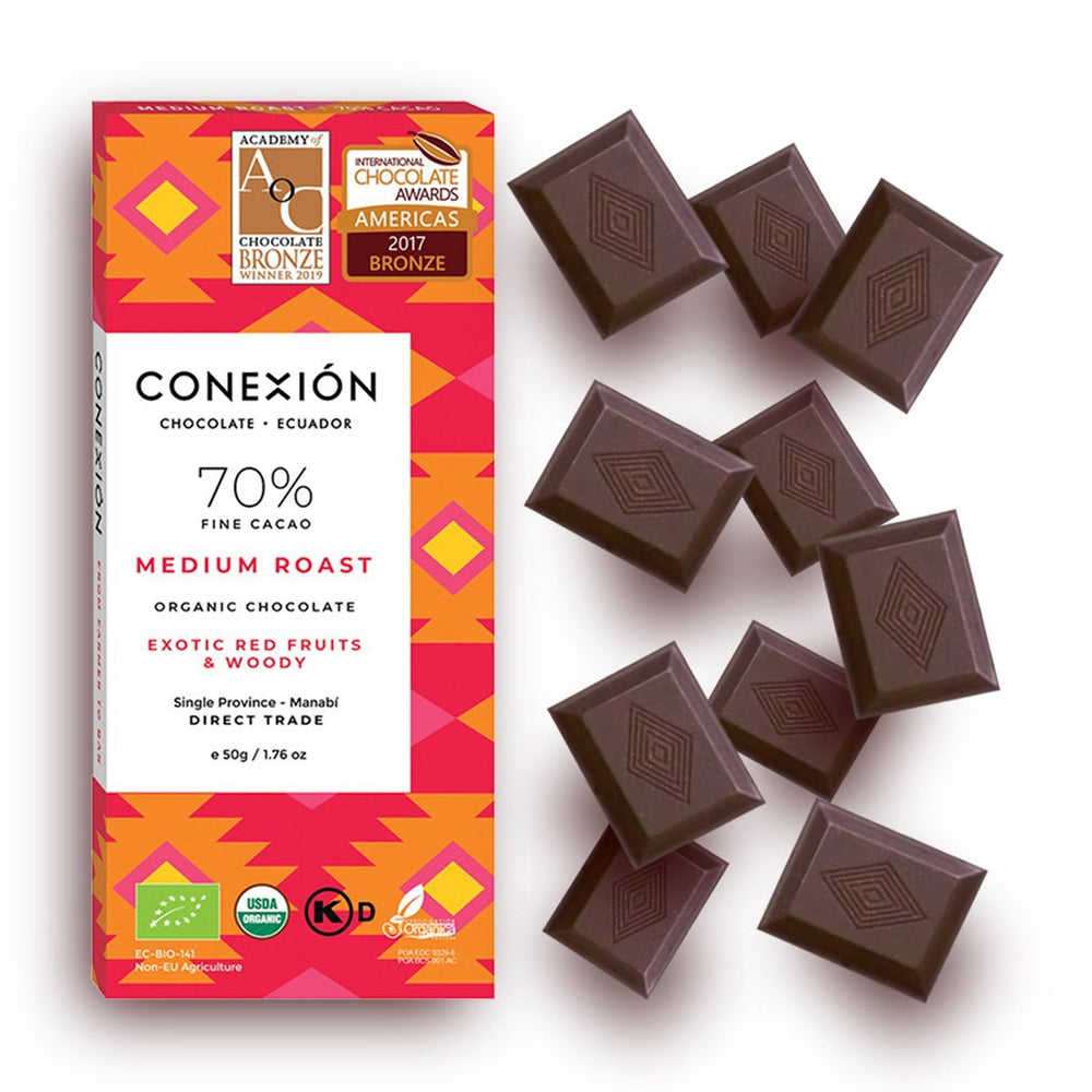 Medium Roast 70% conexion-chocolates