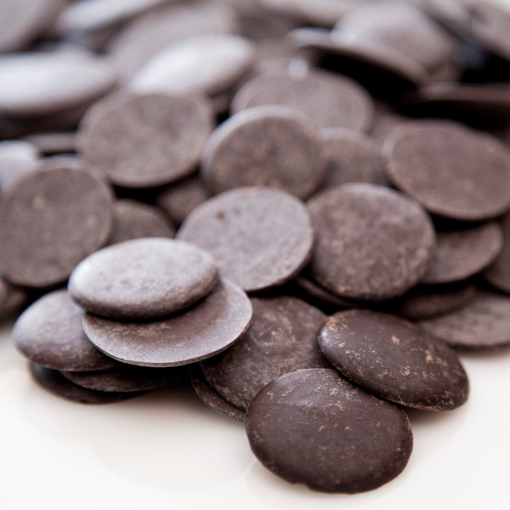 CONEXIÓN Vinces 85% Raw Couverture Chocolate Discs | Molding Baking Bulk Coating Bag | Vegan