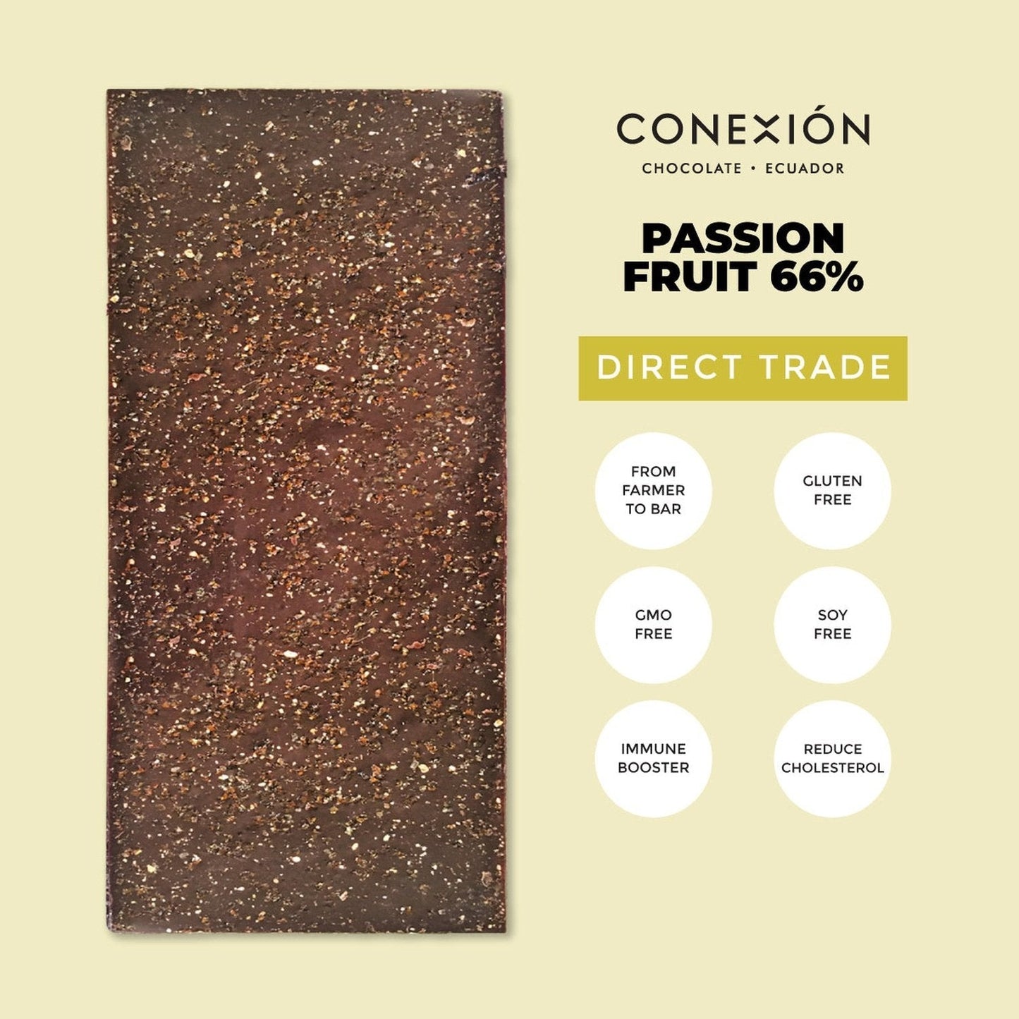 Passion Fruit 66% conexion-chocolates