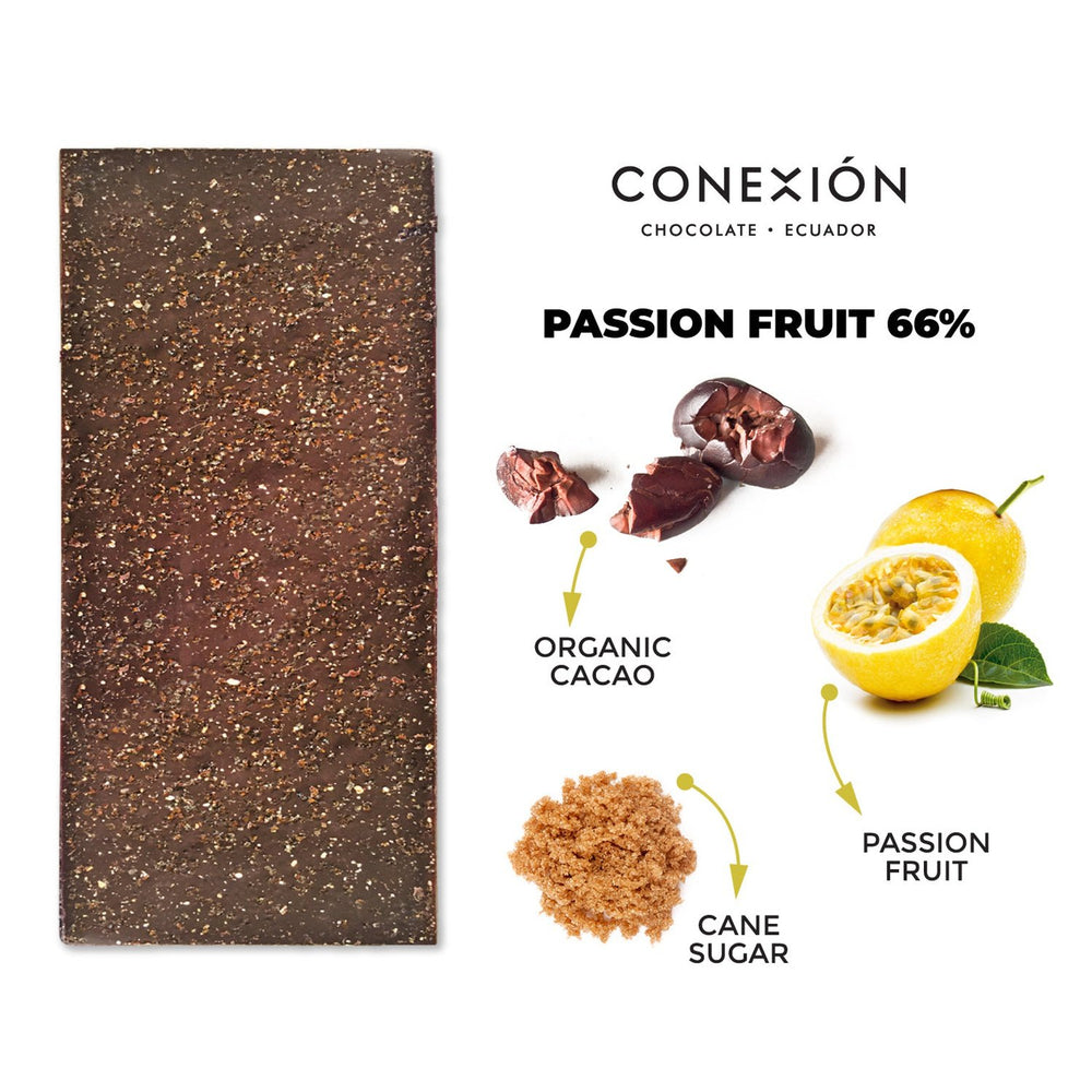 
            
                Load image into Gallery viewer, Passion Fruit 66% conexion-chocolates
            
        